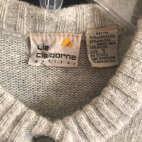 🦝 Lambswool, Angora sweater. - Picture 2 of 6